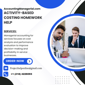 Activity-based costing Homework Help