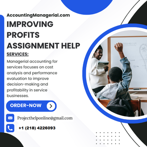 Improving profits Assignment Help