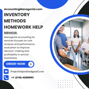 Inventory methods Homework Help